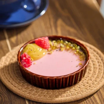 Acopa Keystone 6 oz. Chestnut Stoneware Souffle / Creme Brulee Dish - 6/Case