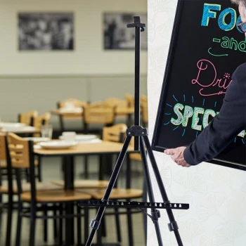 Choice Black Aluminum Board Stand