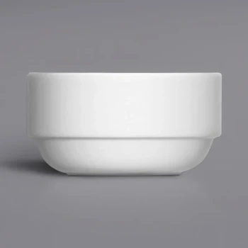 Bauscher Modulus from BauscherHepp 8.5 oz. Porcelain Bright White Porcelain Bright White Bowl - 36/Case