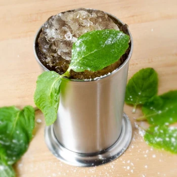 American Metalcraft JC11 11 oz. Brushed Stainless Steel Mint Julep Cup