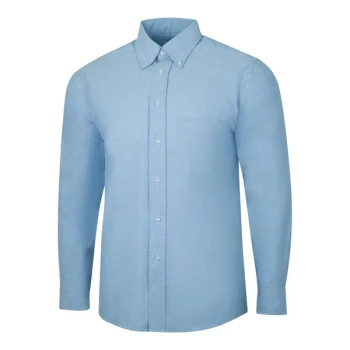 National Patrol by Henry Segal Women's Customizable Blue Long Sleeve Oxford Shirt - 18