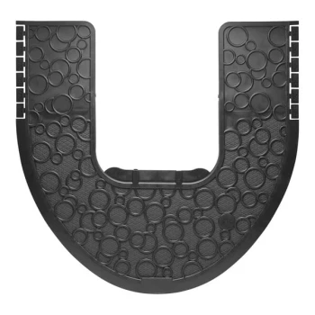 Fresh Products P-Shield PSCM-F-000I006M-00 Black Disposable Toilet Floor Mat - 6/Case