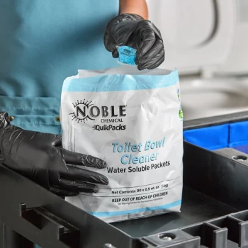 Noble QuikPacks 0.5 oz. Concentrated Toilet Bowl Cleaner Packs 90 Count Bag - 2/Case