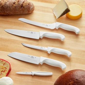 Choice Essential 5-Piece Knife Set with White Handles