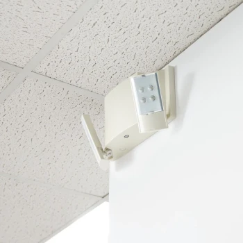 Lavex 2-Head Adjustable Optics LED Emergency Light with Ni-Cad Battery Backup - 4.5 Watt Unit