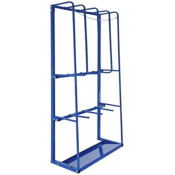 Vestil 23" x 53" x 106 1/2" 4-Bay Expandable Steel Storage Rack EVR-106-S - 4,000 lb. Capacity