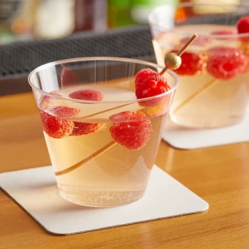 Choice 9 oz. Clear Disposable Plastic Tumbler - 500/Case