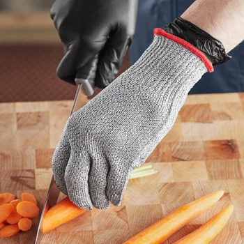 Schraf Gray A8 Level Cut-Resistant Glove - Small