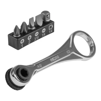 Klein Tools 5-Piece Slim-Profile Mini Ratchet Set 65200