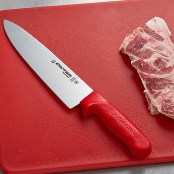 Dexter-Russell 12443R Sani-Safe 8" Red Chef Knife