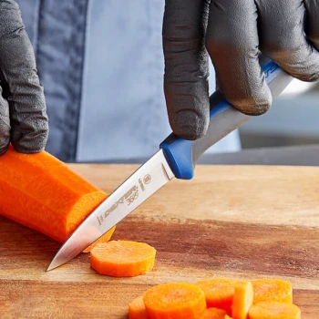 Dexter-Russell 36000C 360 Series 3 1/2" Paring Knife with Blue Handle