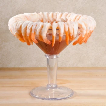 G.E.T. SW-1419-1-SAN-CL 48 oz. Customizable SAN Plastic Super Martini Glass - 3/Case