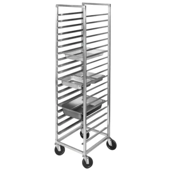 Channel ETPR-5E 11 Pan End Load Aluminum Steam Table Pan Rack - Assembled