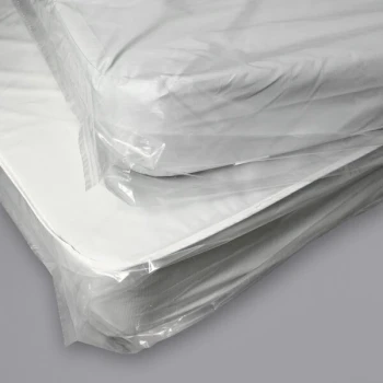 LK Packaging K50 40" x 10" x 90" Twin Mattress Bag with Vent Holes - 100/Roll