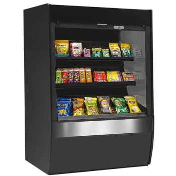 Federal Industries VNSS-4860S Vision Series 47 1/4" High Profile Non-Refrigerated Self-Serve Merchandiser with Two Shelves