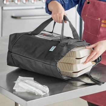 Choice Black Jumbo Insulated Nylon Tote Cooler Bag (Holds 36 Cans)