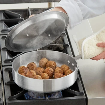 Choice 3 Qt. Aluminum Saute Pan with Cover