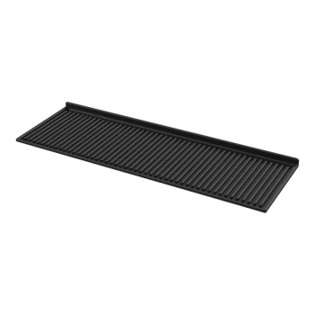 Borray Manufacturer Inc. 47 13/16" x 16" x 1 1/2" Black ABS Meat Shelf Liner