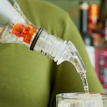 Choice 0.5 oz. 3-Ball Measured Liquor Pourer with No Collar - 12/Pack