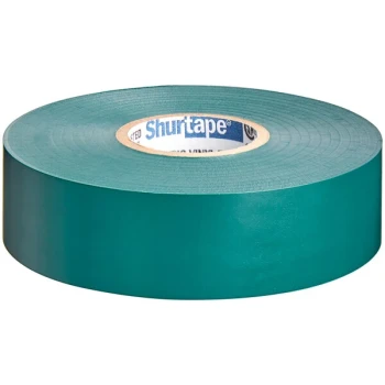 Shurtape EV 077 0.75" x 66' Green Professional Grade Electrical Tape