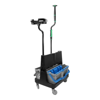 Unger OmniClean CLBK2 Dual Bucket Floor Cleaning Kit with Offset Pole