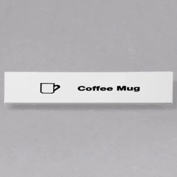Cambro CECCM6000 Camrack Coffee Mug Extender ID Clip - 6/Pack