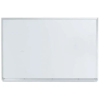 Aarco APS2436 36" x 24" White Syncoat Magnetic Markerboard with Aluminum Frame