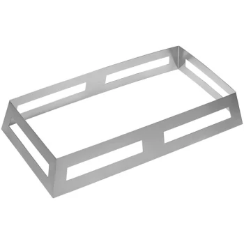 American Metalcraft 26 1/4" x 14" x 4 1/2" Full Size Stainless Steel Griddle Stand SGSC26