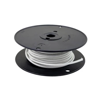 AllPoints 381265 High Temperature Wire; #14 Gauge; Stranded SRGN; White; 50' Roll