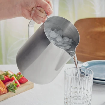 Choice 50 oz. Polished Stainless Steel Pitcher