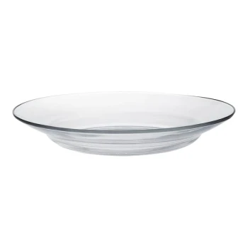 Duralex Lys 9" Clear Glass Soup Plate - 24/Case