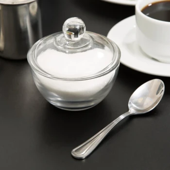 Anchor Hocking 64192B 8 oz. Glass Sugar Bowl with Lid - 4/Case