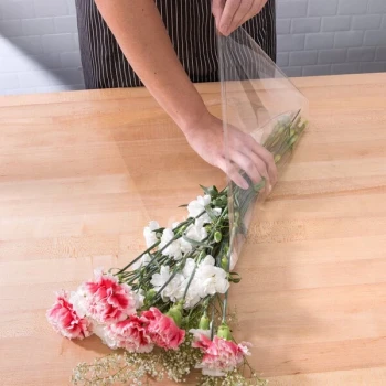 LK Packaging 18" x 18" BOPP Clear Deli Sandwich Wrap - 1,000/Case