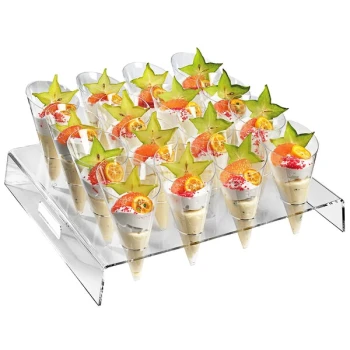 Solia SC00016 Square Buffet Display for 16 Large Cones