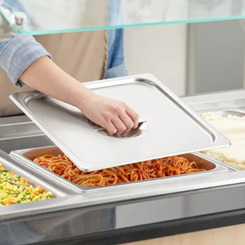 Vigor 2/3 Size Solid Stainless Steel Steam Table / Hotel Pan Cover