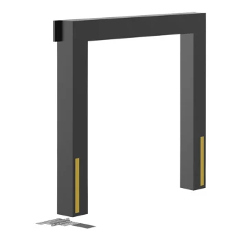 Vestil 8' x 8' Black Vinyl Dock Seal with 12" Projection D-150-12