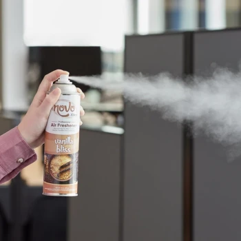 Novo 10 oz. Vanilla Ready-to-Use Aerosol Air Freshener / Deodorizer Spray - 12/Case