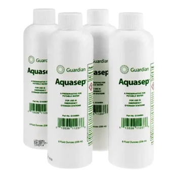 Guardian G1540BA-R Aquasep 8 oz. Preservative for Potable Water in Eyewash Stations - 4/Case