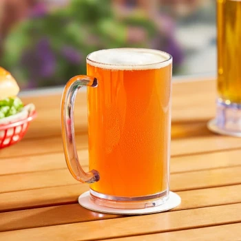 Choice 20 oz. Plastic Beer Mug - 12/Case