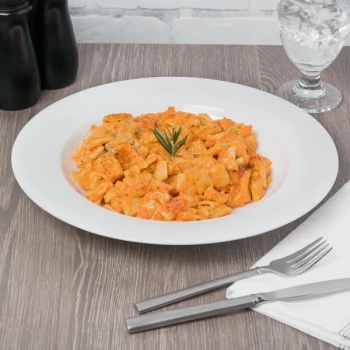 Reserve by Libbey 911190024 International 28 oz. Bone China Round Pasta Bowl - 6/Case