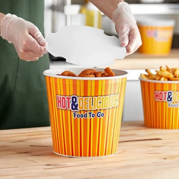 Choice 170 oz. Hot Food Bucket with Lid - 20/Pack
