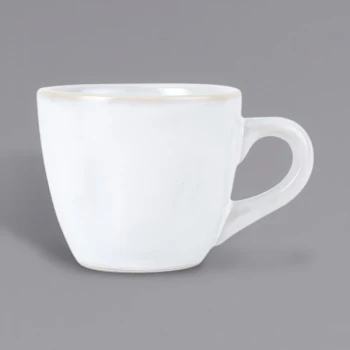 Tuxton GAA-085 TuxTrendz Artisan Agave 3.5 oz. China Espresso Cup - 24/Case