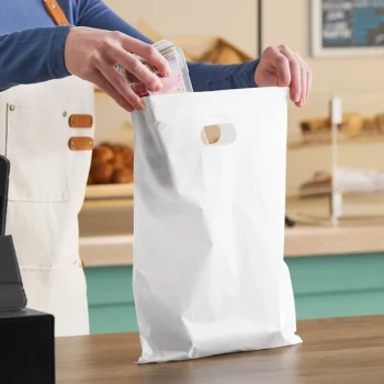 Choice 12" x 15" 1.5 Mil White Unprinted Extra Heavy-Duty Plastic Merchandise Bag - 500/Case