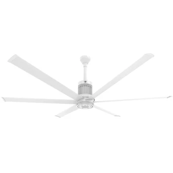 Big Ass Fans i6 84" White Aluminum Outdoor Ceiling Fan - 100-277V