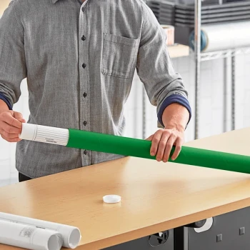 Lavex 3" x 18" Green Mailing Tube - 24/Case