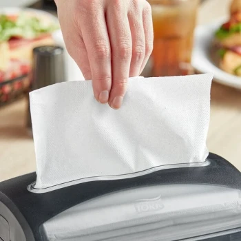 Tork Universal Xpressnap 1-Ply Customizable White Interfold Dispenser Napkin N4 - 500/Case