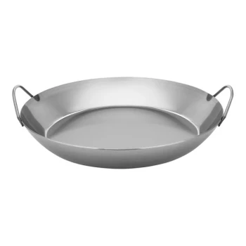 Matfer Bourgeat 17 3/4" Black Carbon Steel Paella Pan 062053