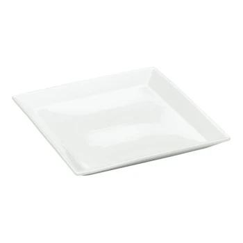 Cal-Mil PP252 Gourmet Display 12" Square Porcelain Large Platter