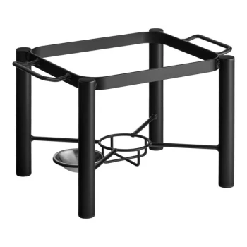 Acopa 4 Qt. Half Size Wrought Iron Pillar Chafer Stand
