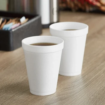 Dart 10J10 10 oz. White Customizable Foam Cup - 1,000/Case